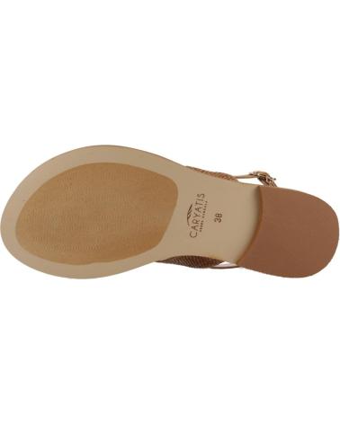 Sandalen CARYATIS  für Damen SANDALIAS MUJER MODELO 6271C COLOR MARRON CLARO  CMLGLD