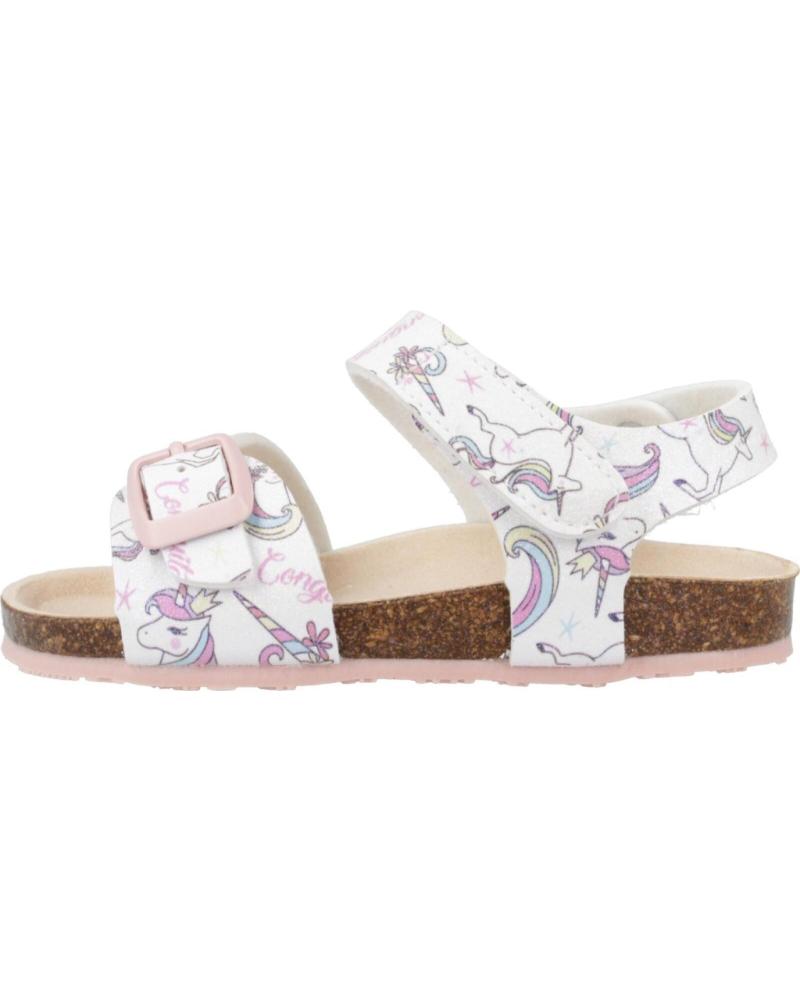 Sandalias OSITO  de Niña SANDALIAS NINA MODELO OSSH143078 COLOR BLANCO  SILVER