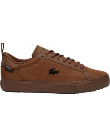 Man Zapatillas deporte LACOSTE POWERTCOURT WNTR  MARRóN