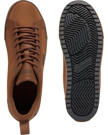 Man Zapatillas deporte LACOSTE POWERTCOURT WNTR  MARRóN