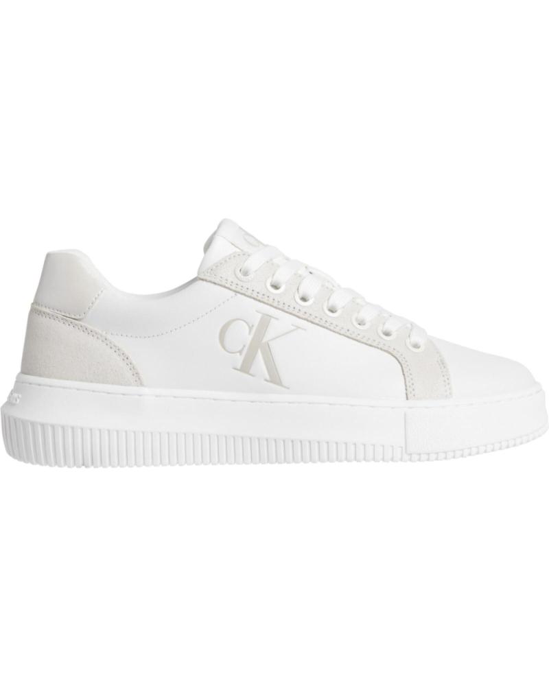 Zapatillas deporte CALVIN KLEIN  de Mujer DEPORTIVA CASUAL PARA MUJER YW016140 COLOR BLA  BLANCO