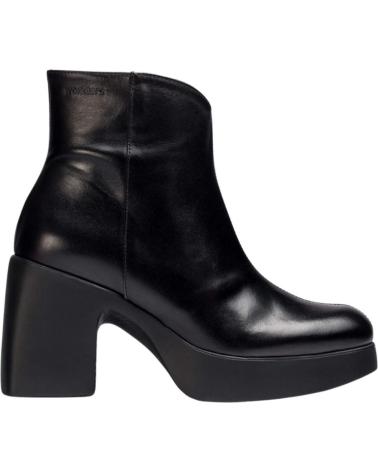 Stiefel WONDERS  für Damen BOTIN MUJER H-4963  NEGRO