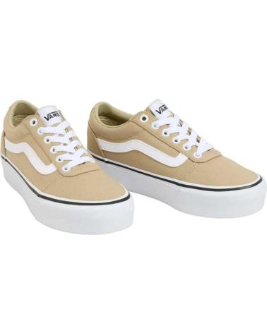 VANS OFF THE WALL ZAPATILLAS VANS WARD PLATFORM CANVAS BEIG