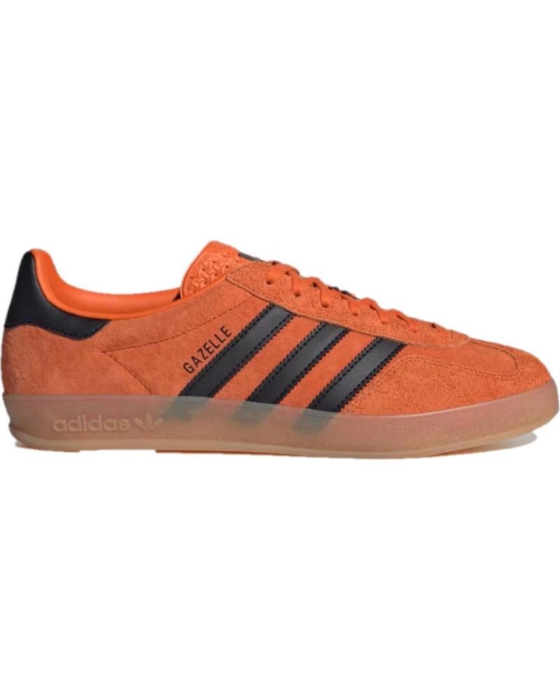 Chaussures De Sport De Hombre ADIDAS GAZELLE INDOOR JI3905 - CORE BLACK -  GUM - 41 1-3 ORANGE