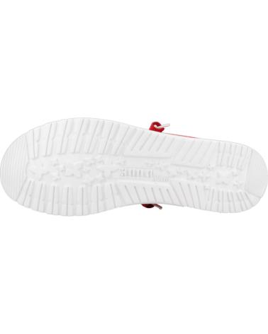 Scarpe HEY DUDE  per Uomo INFORMALES HOMBRE MODELO WALLY SOX COLOR ROJO  FLAME