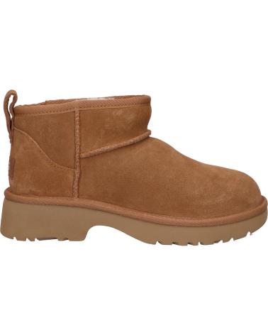 Botas UGG  de Mulher e Menina 1157732K CLASSIC ULTRA MINI NEW HEIGHTS  CHESTNUT