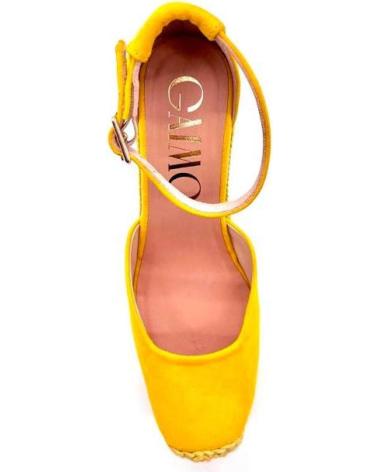 Woman Sandals GAIMO ALPARGATA CUNA YUTE  AMARILLO