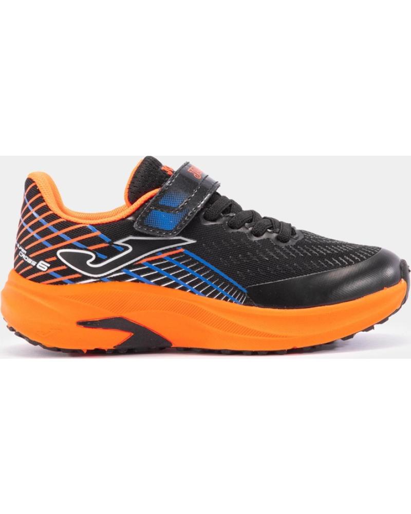 ZAPATILLAS JOMA SUPER CROSS JR VELCRO NEGRO NARANJA NARANJA
