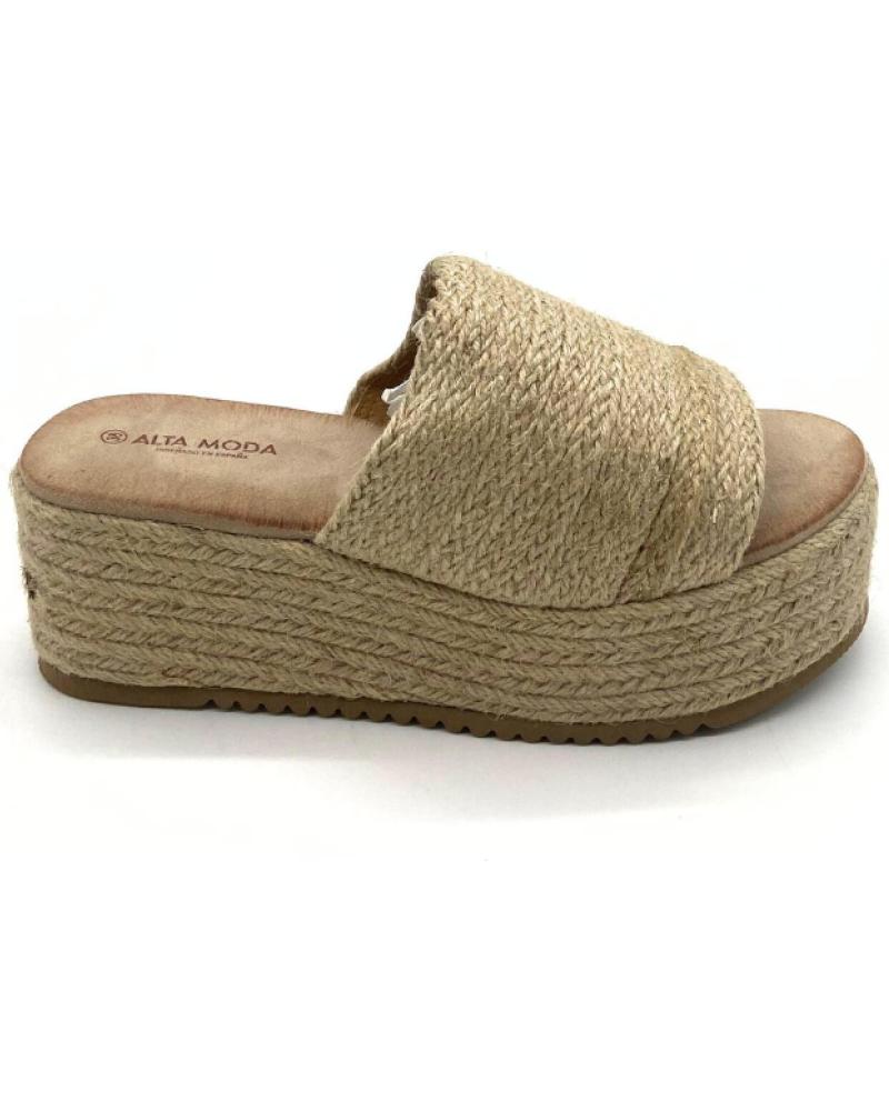 Sandalias OTRAS MARCAS  de Mujer SANDALIA CUNA YUTE 6 CM AV  BEIGE