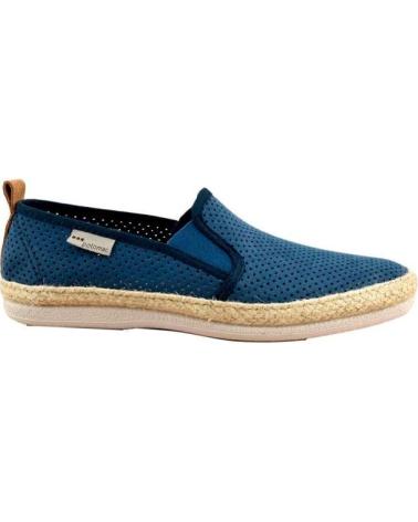 Zapatos POTOMAC  de Hombre COPETE SUEDE PICADO  AZUL