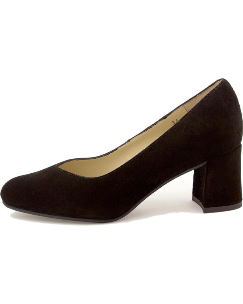 Zapatos de tacón PIESANTO  de Mujer SALON ANTE TACON 45CMTS  NEGRO