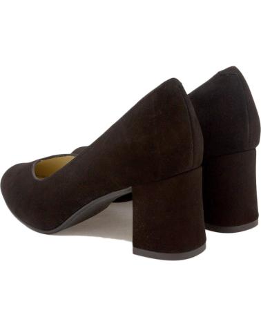 Zapatos de tacón PIESANTO  de Mujer SALON ANTE TACON 45CMTS  NEGRO