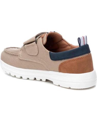 Sapatos XTI  de Menino SNEAKER LONA VELCRO  MARRóN
