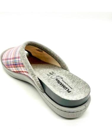 Calzado de casa ROAL  de Mujer PINKI CUADROS  ROSA