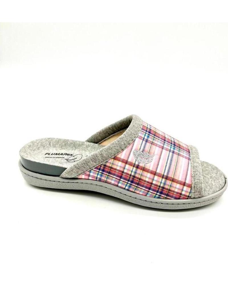 Calzado de casa ROAL  de Mujer PINKI CUADROS  ROSA