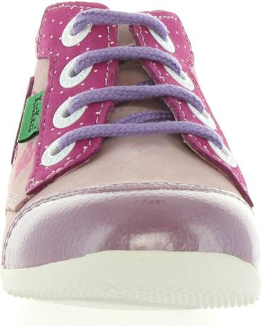 Botines de Niña KICKERS 474570-10 BIBOUNOW 141 VIOLET CLAIR