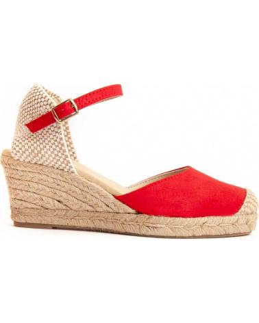 Chaussures compensées MONTEVITA  pour Femme YUTTESUM  RED