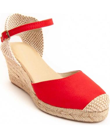 Chaussures compensées MONTEVITA  pour Femme YUTTESUM  RED