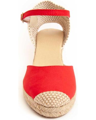 Chaussures compensées MONTEVITA  pour Femme YUTTESUM  RED