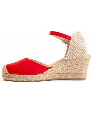 Chaussures compensées MONTEVITA  pour Femme YUTTESUM  RED