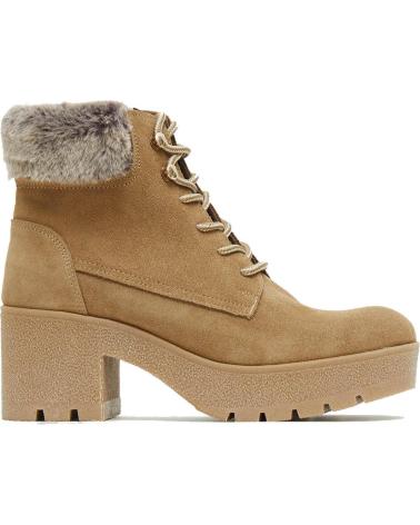 Bottines MARILA  pour Femme BOTIN MUJER CON PLATAFORMA Y CORDONES EN SERRAJE STORM ARENA  CUERO