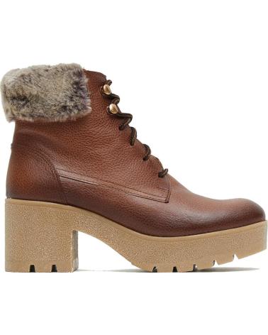 Woman Mid boots MARILA BOTIN MUJER CON PLATAFORMA Y CORDONES EN PIEL SNOWLAKE CUERO  ROBLE