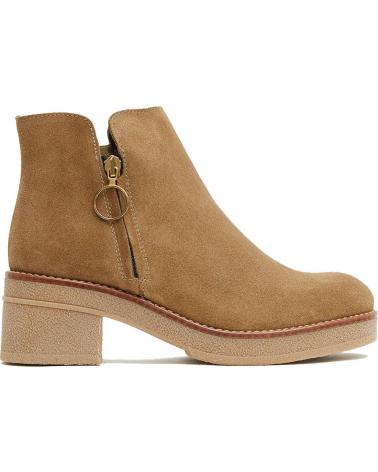 Woman Mid boots MARILA BOTIN MUJER CON CREMALLERA EN SERRAJE HAIL ARENA  BEIGE