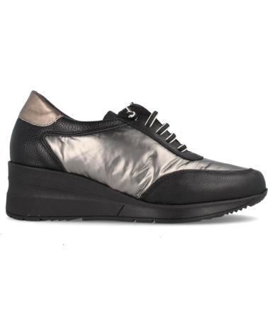 Zapatillas deporte MARILA  pour Femme SNEAKER DE PIEL PARA MUJER CON PLANTILLA ACOLCHADA Y EXTRAIB  NEGRO