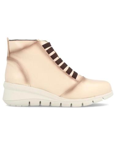 Bottines MARILA  pour Femme BOTIN DE PIEL PARA MUJER CON PLANTILLA ACOLCHADA Y EXTRAIBLE  BEIGE