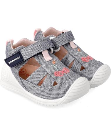 Sandálias de Mulher BIOMECANICS LONA PIQUE METALIZADO CEREZAS 212213 AZUL