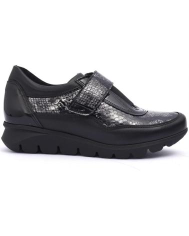 Chaussures BAERCHI  pour Femme ZAPATO VELCRO SERPIENTE BORAN 52602  NEGRO