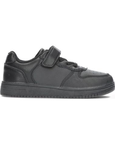 Deportivas GARVALIN  de Niña y Niño COLEGIAL UNISEX DE 241710 NAPA  NEGRO