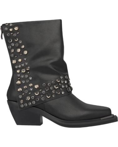 Botines ALMA EN PENA  de Mujer I240716  NEGRO