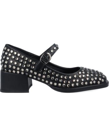 Mocasines NOA HARMON  de Mujer MUJER MOCASINES BAILARINAS CON TACON CHERIE 98430006  NEGRO