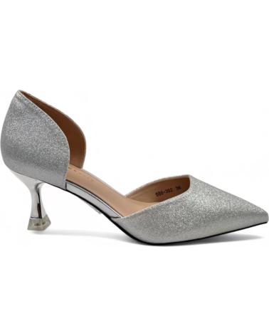 Sandales pour Femme TIMBOS SANDALIA TACON FIESTA DE MUJER PLATA 130500 PLATEADO