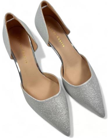 Sandalen für Damen TIMBOS SANDALIA TACON FIESTA DE MUJER PLATA 130500 PLATEADO