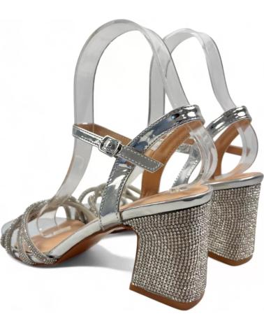 Sandales TIMBOS  pour Femme SANDALIA TACON FIESTA DE MUJER PLATA 130497  PLATEADO