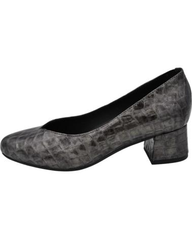 Chaussures DCHICAS  pour Femme - SALON TACON BAJO DE PIEL CHAROL PARA PLANTILLAS  ACERO