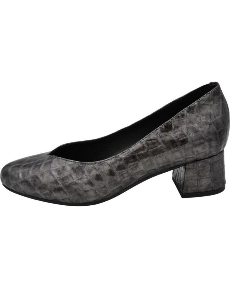 Chaussures DCHICAS  pour Femme - SALON TACON BAJO DE PIEL CHAROL PARA PLANTILLAS  ACERO
