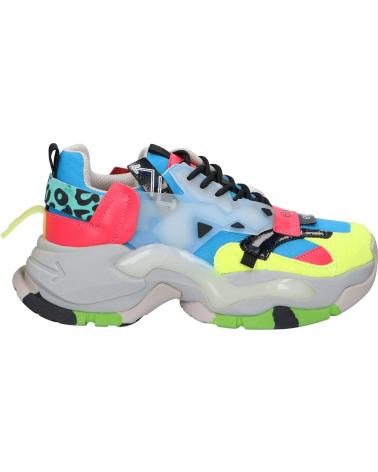 Scarpe sport EXE  per Donna 901-2  LEATHER YELLOW BLUE