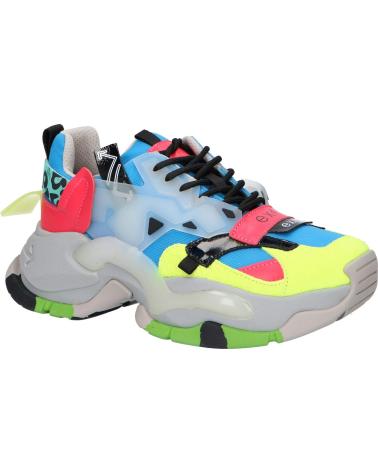 Sapatilhas EXE  de Mulher 901-2  LEATHER YELLOW BLUE