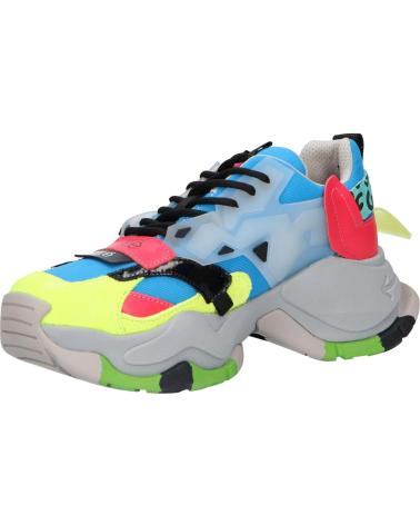 Sapatilhas EXE  de Mulher 901-2  LEATHER YELLOW BLUE