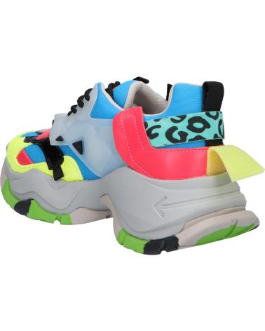 Sapatilhas EXE  de Mulher 901-2  LEATHER YELLOW BLUE