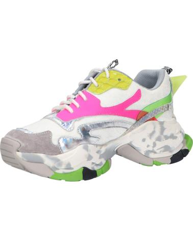 Sapatilhas EXE  de Mulher 901-3  LEATHER GREY SILVER