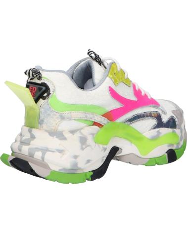 Sapatilhas EXE  de Mulher 901-3  LEATHER GREY SILVER