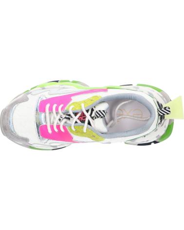 Sapatilhas EXE  de Mulher 901-3  LEATHER GREY SILVER