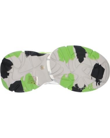 Sapatilhas EXE  de Mulher 901-3  LEATHER GREY SILVER