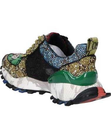 Zapatillas deporte EXE  de Mujer SY24-6  LEATHER GREEN BLACK