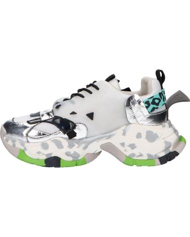 Scarpe sport EXE  per Donna 901-2  LEATHER SILVER BLACK