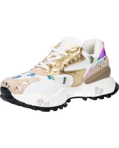 Zapatillas deporte EXE  de Mujer D190608-17  PU WHITE BEIGE